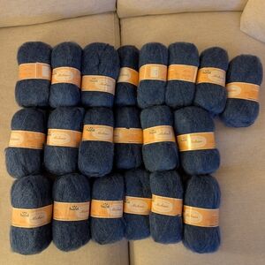 Phentex Acrylic / Mohair Blend Yarn (Lot of 20)